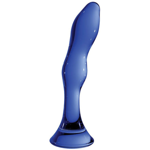Realistic Double Ended Glass Dildo with Handle