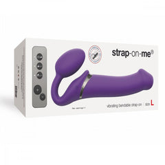 Flexible Vibrating Strapless Strap On Dildo Double Dildo Strap On Me Large 