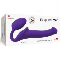 Flexible Strapless Strap On Dildo Double Dildo Strap On Me Purple Medium 