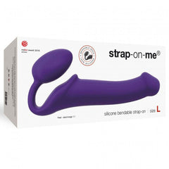 Flexible Strapless Strap On Dildo Double Dildo Strap On Me Purple Large 