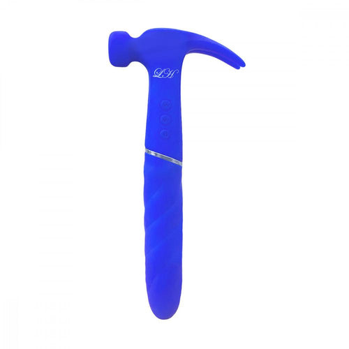 Love Hamma Dual Ended Straight Vibrator Vibrator Love Hamma Blue 