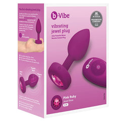 Vibrating Jewel Butt Plug with Remote Butt Plug B-Vibe 