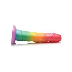 Simply Sweet 6.5" Swirl Rainbow Dildo Dildo Curve Toys 