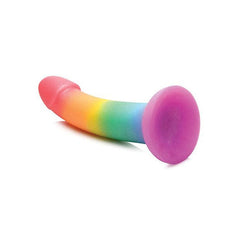 Simply Sweet 6.5" Smooth Rainbow Dildo Dildo Curve Toys 