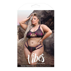 Vibes Fuckin' Perfection Cutout Bralette & Panty Lingerie Fantasy Lingerie 