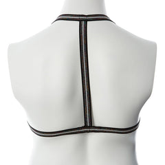 Gender Fluid Silver Lining Rainbow Glitter Harness Harness Voodoo Toys 