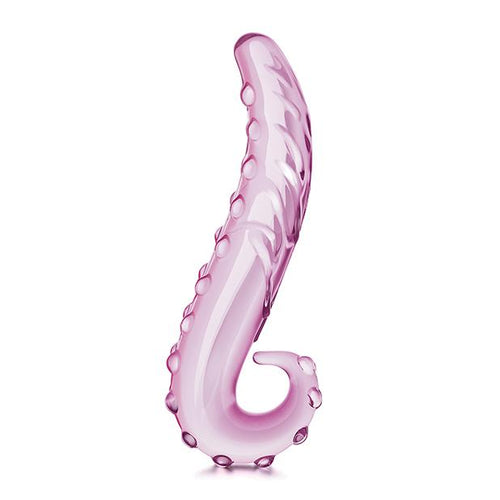 Lick It Textured 6" Glass Dildo Dildo Glas 