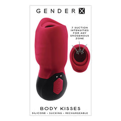 Gender X Body Kisses Vibrating Suction Massager Vibrator Evolved 
