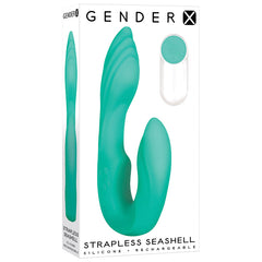 Gender X Strapless Seashell Wearable Vibe Vibrating Dildo Evolved 