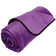 Fascinator Travel Throw Velvish Throw Blanket Liberator Purple 