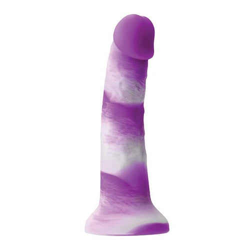 Pleasures Yum Yum 7" Dildo Dildo Colours Purple 