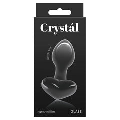 Crystal Heart Glass Butt Plug Butt Plug NS Novelties 