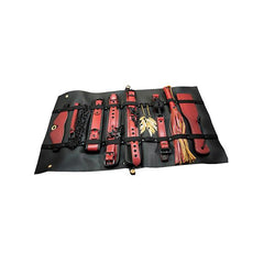 The Ultimate Fantasy Travel Briefcase Restraint & Bondage Play Kit Bondage Kit Nass Toys Red / Black 