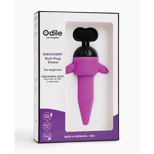 Discovery Tapered Butt Plug Dilator Wild Flower Discovery Tapered Butt Plug Dilator Wild Flower
