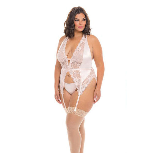 Soft Cup Merrywidow with Garter Straps & G-String Lingerie Oh La La Cheri 