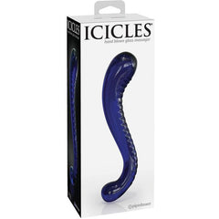 No. 69 Hand Blown Glass G-Spot Dildo Dildo Icicles 