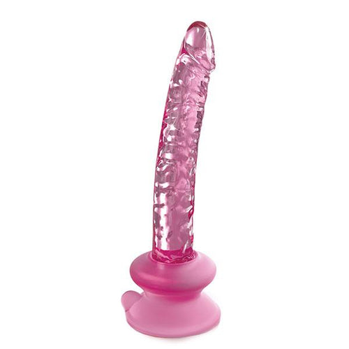 No. 86 Glass Dildo with Removable Suction Cup Base Dildo Icicles 