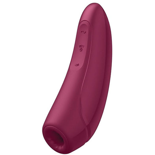 Curvy 1+ Air Pressure Vibrator air pressure toy Satisfyer Rose Red 