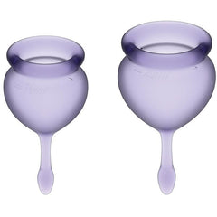 Feel Good Menstrual Cup Kit Menstrual Cup Satisfyer Lilac 