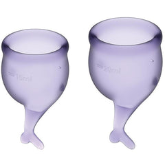 Feel Secure Menstrual Cup Kit Menstrual Cup Satisfyer Purple 