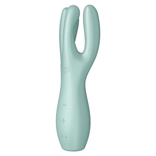 Satisfyer Threesome 3 Vibrator Vibrator Satisfyer Green 