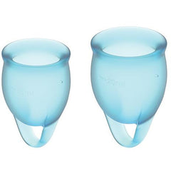 Feel Confident Menstrual Cup Kit Menstrual Cup Satisfyer Blue 