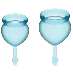 Feel Good Menstrual Cup Kit Menstrual Cup Satisfyer Blue 