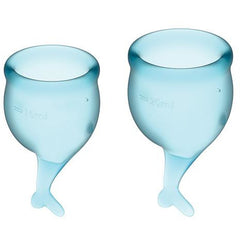 Feel Secure Menstrual Cup Kit Menstrual Cup Satisfyer Blue 
