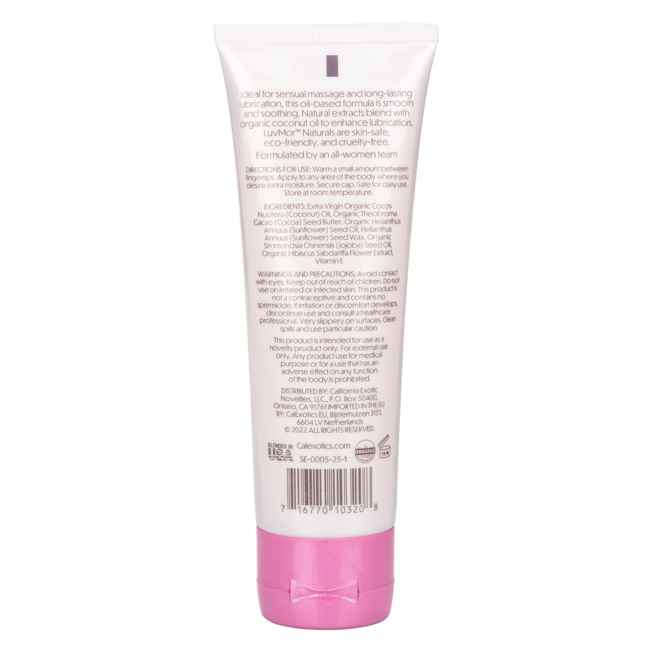 LuvMor Naturals Coconut Oil-Based Personal Lubricant Wild Flower LuvMor Naturals Coconut Oil-Based Personal Lubricant Wild Flower
