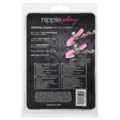 Nipple Play Crystal Chain Nipple Clamps Nipple Clamps Cal Exotics 