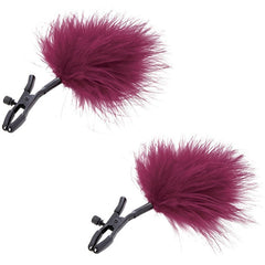 S&M Enchanted Feather Nipple Clamps Nipple Clamps Sportsheets 