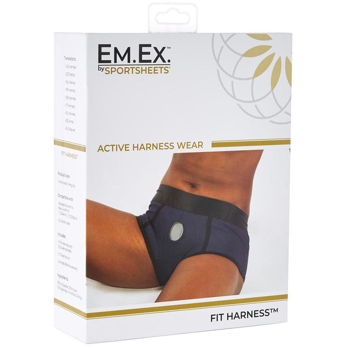 Buy the Em.Ex. Fit Fishnet Active Strap-On O-Ring Harness Wear Gender  Neutral Brief