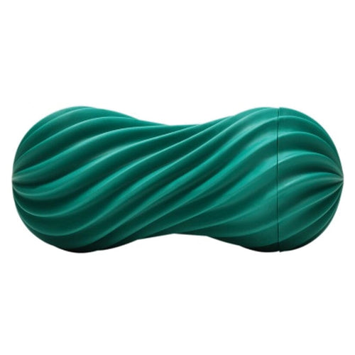 Flex Spiral Stroker Penis Masturbator Tenga Green 