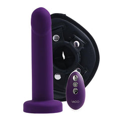 Strapped Rechargeable Vibrating Strap-On Dildo and Harness Kit Harness Kit VeDo 