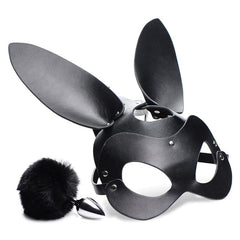 Tailz Bunny Mask With Plug Set Bondage Kit XR Brands 