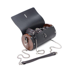 Kinky Clutch Black Bondage Set w/Carrying Case Restraints Master Series 