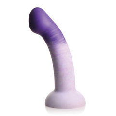 Strap U G Swirl Silicone Dildo Dildo XR Brands Purple 