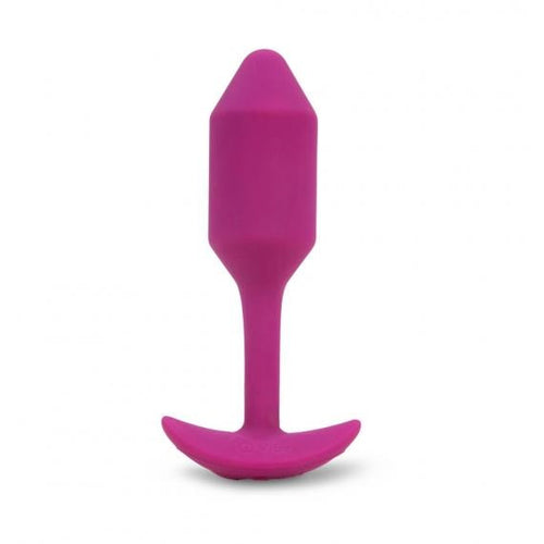 Vibrating Medium Snug Plug Butt Plug B-Vibe Rose 