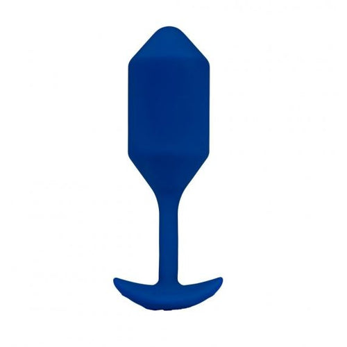 Vibrating X-Large Snug Plug Butt Plug B-Vibe Navy 