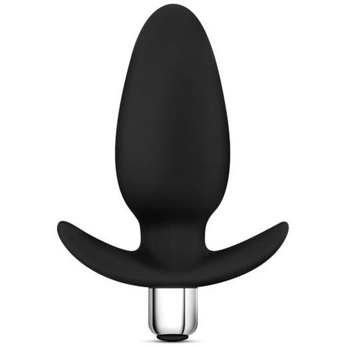 Luxe Little Thumper Butt Plug Butt Plug Blush Black 